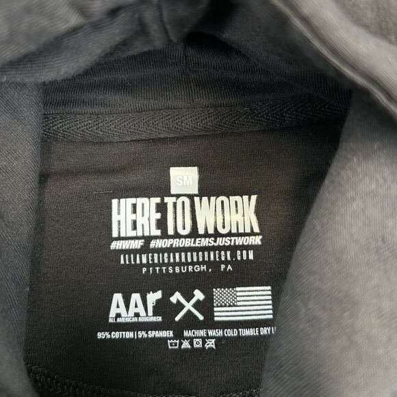 AAR All American Roughneck Men’s Pump Cover Hoodie Weightlifting Gym Size Small - Picture 5 of 10